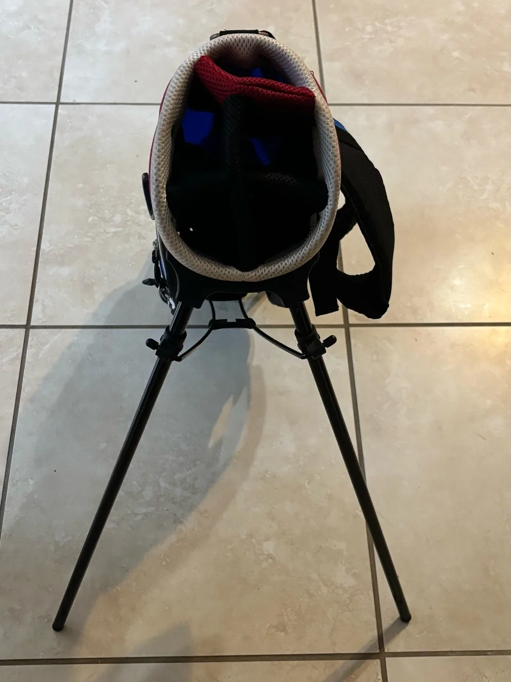 Blue Carry Golf Bag with Stand